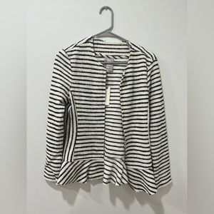 NWT!!! Anthropologie peplum hem blazer size XS